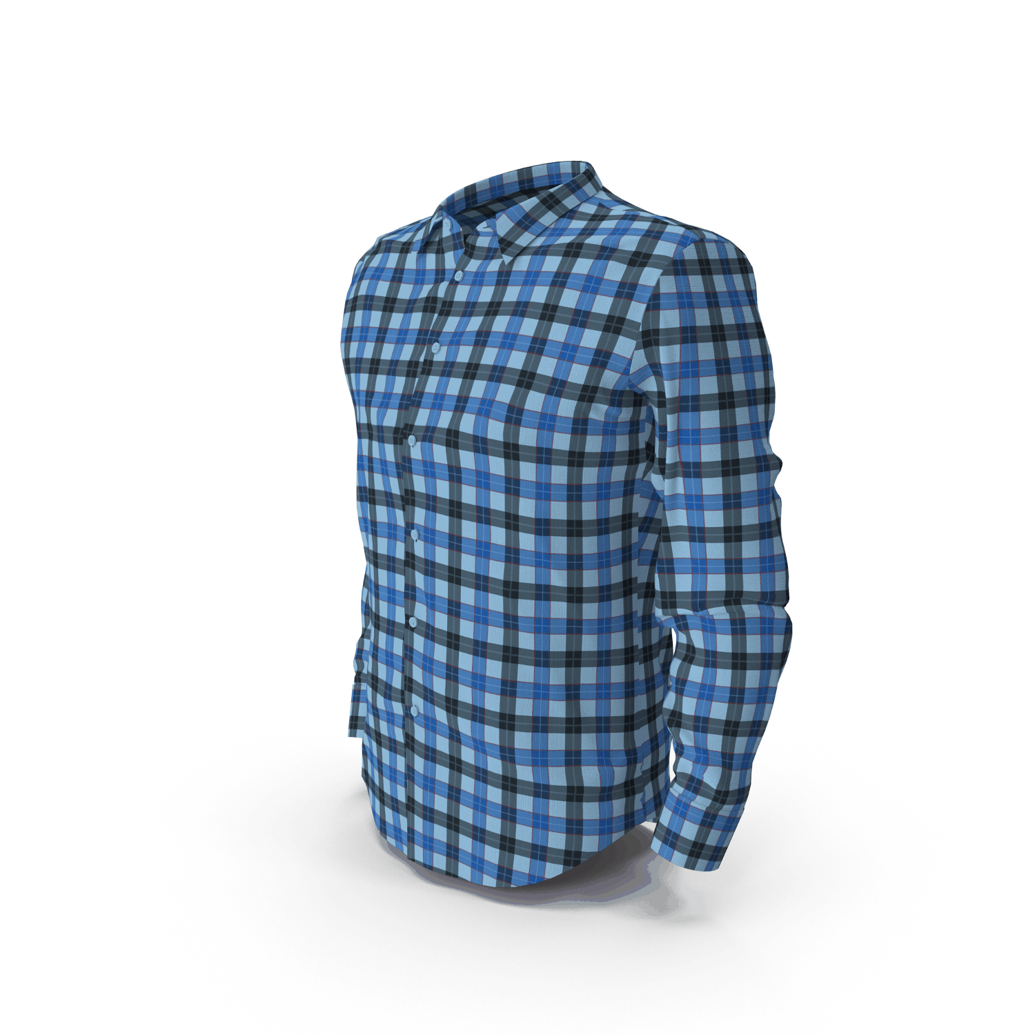 Camisa-Masculina-Xadrez-Azul-e-Verde